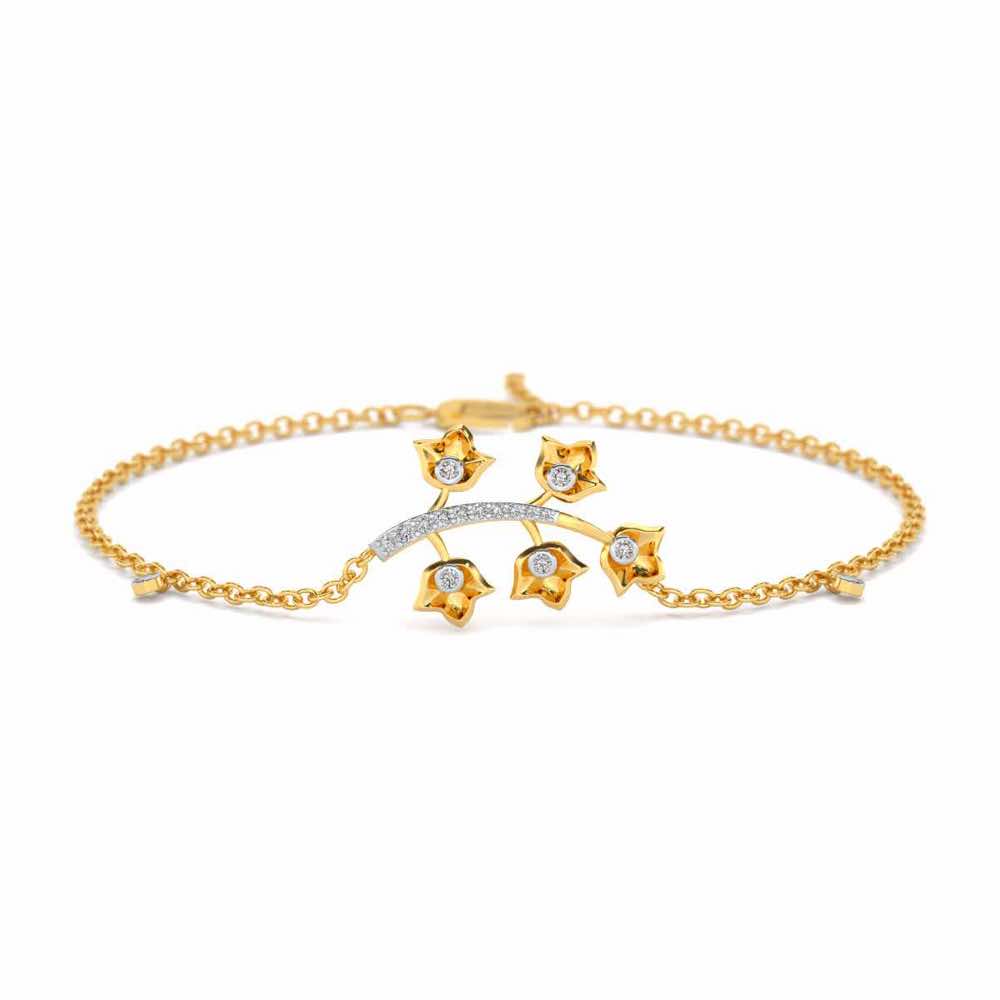 Heart Streak Diamond Bracelet