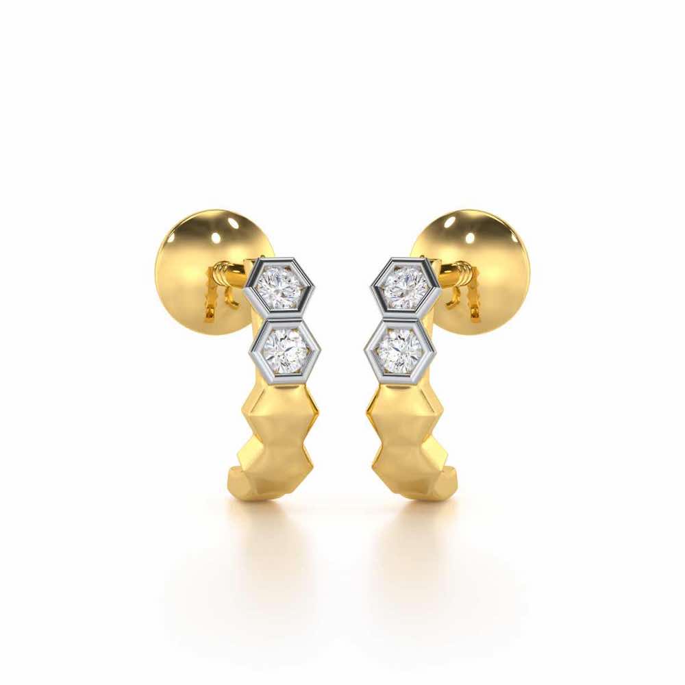 Majestic Marvel Diamond Stud Earrings