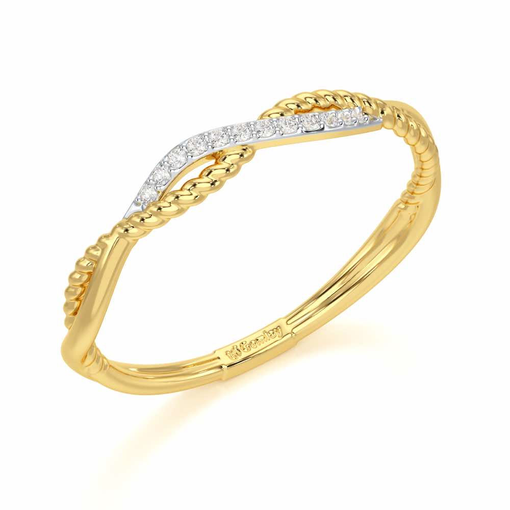 Turning Glowy Diamond Ring
