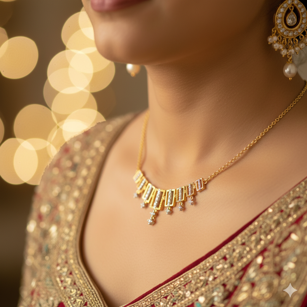 Gemlay’s Shapesome Diamond Necklace